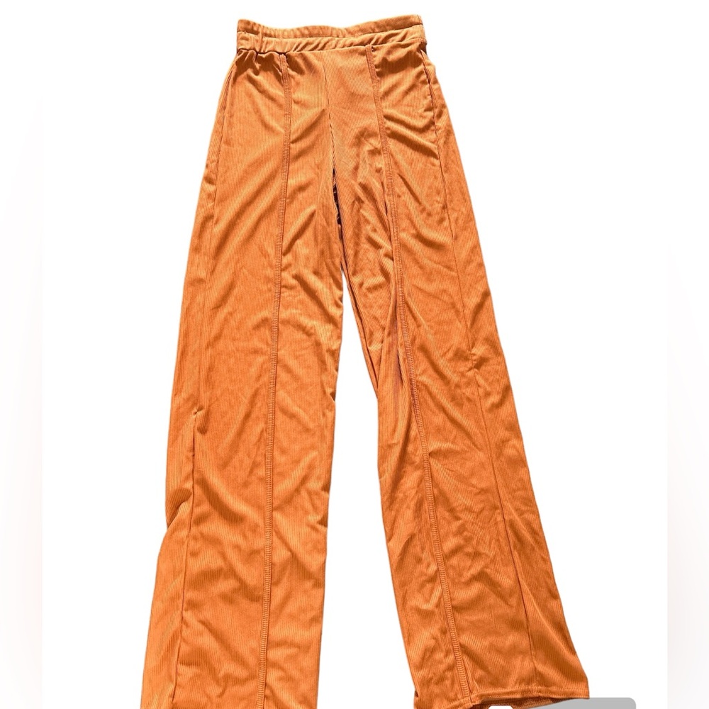 Burnt orange Wide leg pants